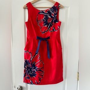 LILLY PULITZER Red Tomato Evie Floral Dress
